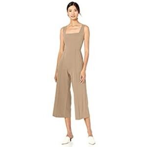 NWT Donna Morgan Women's Square Neck Crepe Jumpsuit